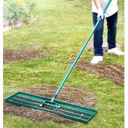 Zemes augsnes līdzinātājs platums 76cm ar metāla kātu