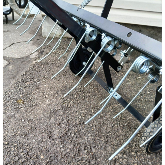 Aerators zālienam sūnu noņemšana ķemme piekabināms dažādai tehnikai