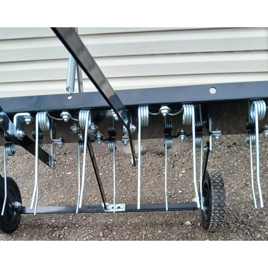 Aerators zālienam sūnu noņemšana ķemme piekabināms dažādai tehnikai