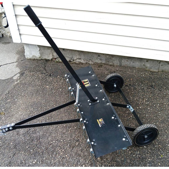 Aerators zālienam sūnu noņemšana ķemme piekabināms dažādai tehnikai