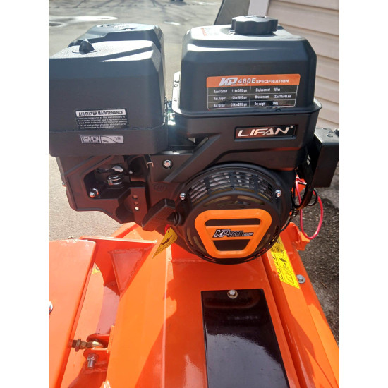 Pļaujmašīna ATV mulčētājs zāles pļāvējs jaunums atverama aizmugure piekabināms riteņi sānos vai aizmugurē ATV120 18Zs motors