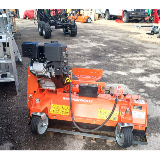 Pļaujmašīna ATV kvadraciklam priekšā piekabināms mulčētājs zāles pļāvējs ar motoru elektrostarts ATVF120 benzīna 18Zs motors