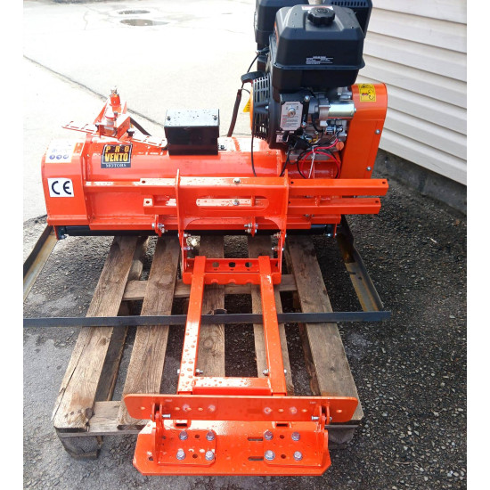 Pļaujmašīna ATV kvadraciklam priekšā piekabināms mulčētājs zāles pļāvējs ar motoru elektrostarts ATVF120 benzīna 18Zs motors