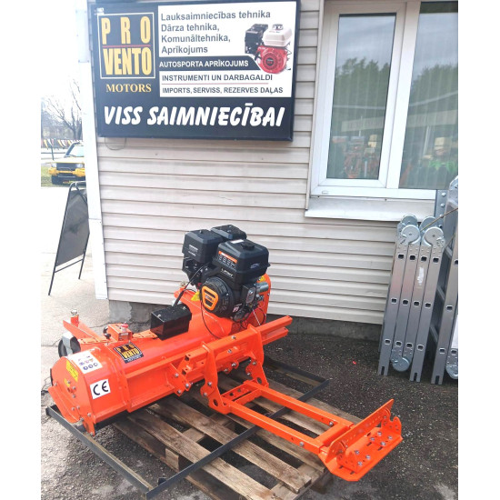 Pļaujmašīna ATV kvadraciklam priekšā piekabināms mulčētājs zāles pļāvējs ar motoru elektrostarts ATVF120 benzīna 18Zs motors