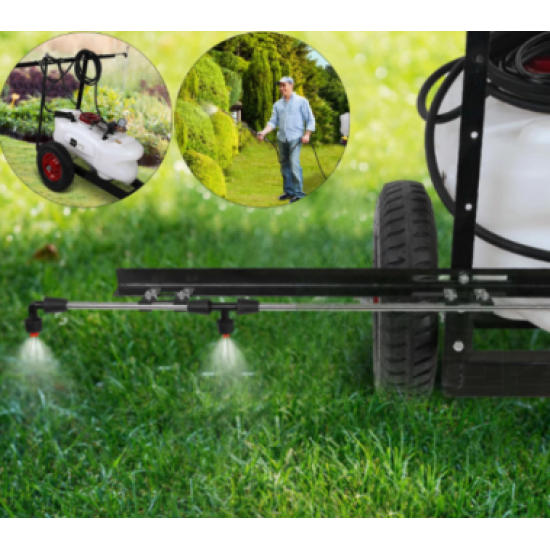 Miglotājs smidzinātājs dārzam zālienam universāls 60Litri 12V pievienojams kvadraciklam ATV, mini traktoram, mašīnai un tml.