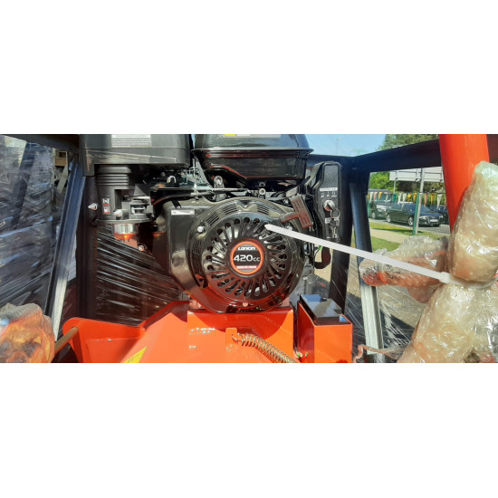 Pļaujmašīna ATV mulčētājs zāles pļāvējs ar motoru piekabināms kvadraciklam ATV 120 ar 16 Zs benzīna motoru Flail mower ATV rasenmaeher