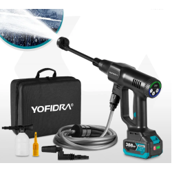 Augstspiediena mazgātājs ar 2 gab 18 V Makita analogu akumulatoriem teicami pārdomāts. Nav lētais variants. 200Bar