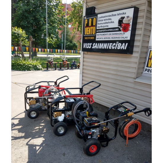 Augstspiediena mazgātājs SW3600DE, ar dīzeļa motoru 10Zs, elektrostarts, max spiediens 248Bar, ūdens 1092 l/h