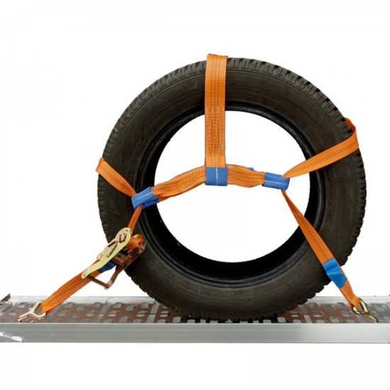 Kravas siksnas, štropes mašīnas nostiprināšanai Vieglo auto, džipu, mikroautobusu nostiprināšanai uz treilera.