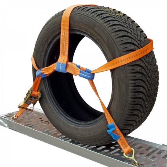 Kravas siksnas, štropes mašīnas nostiprināšanai Vieglo auto, džipu, mikroautobusu nostiprināšanai uz treilera.