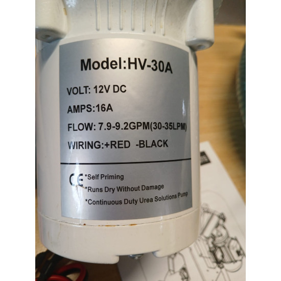 ADBlue uzpildes stacija uzpildes sūknis 12V komplekts