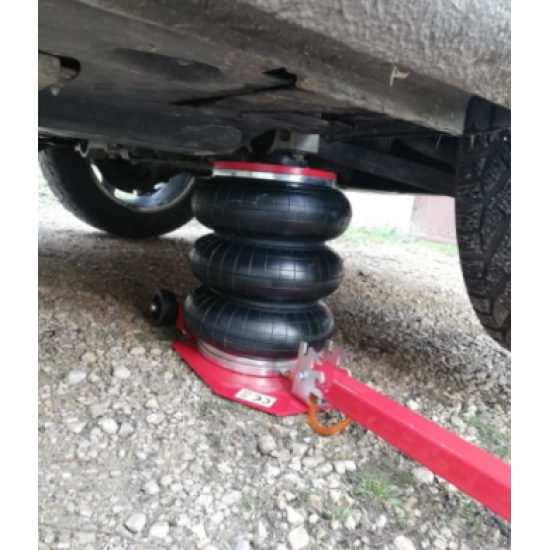 Domkrats pneimatiskais pacēlājs ar gaisu darbināms 3T celtspēja kompakts 140mm-450mm