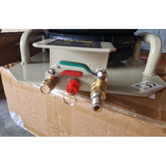 Domkrats pneimatiskais pacēlājs ar gaisu darbināms 3T celtspēja kompakts 140mm-450mm