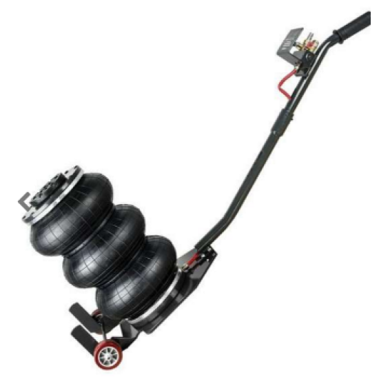 Domkrats pneimatiskais pacēlājs ar gaisu darbināms 4t celtspēja drošības vārsts 150mm - 400mm