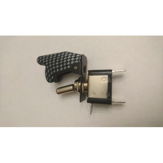 Slēdzis On/Off universāls ar aizsargvāciņu un lampiņu