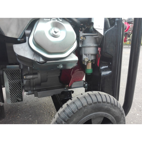 Ģenerators S7500CXE  220V Max 6,5kW, benzīndzinējs, ar elektrisko starteri, ar riteņiem