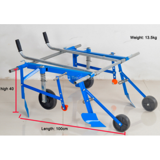 Agroplēves agrotekstila ģeotekstila plēves ieklājējs velkams ar rokām regulējams platums 0,3m - 1,5 m