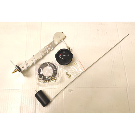 Degvielas līmeņa devējs komplekts universāls ar pulksteni 12V regulējams dziļums