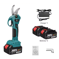 Dārza šķēres dzīvžoga zaru grieznes Makita tipa 2 akumulatori 18V 3000w