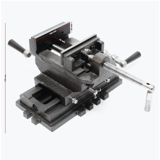 Skruvspīles mašīnskrūvspīles 2 asis šķersskrūvspīles 100mm laba kvalitāte masīvi smagas  zinātāji sapratīs