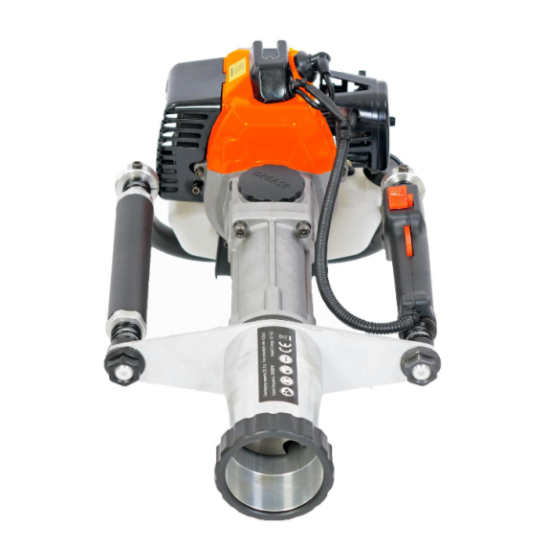 Stabu dzinējs pāļu dzinējs prese līdz 80mm iedzinējs žoga žogu stabu sitamais ar benzīna motoru 32cc