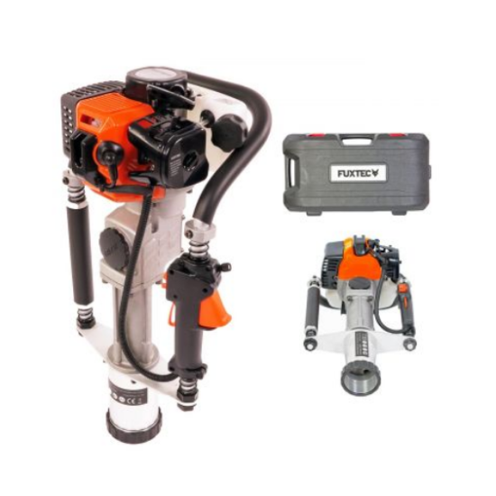 Stabu dzinējs pāļu dzinējs prese līdz 80mm iedzinējs žoga žogu stabu sitamais ar benzīna motoru 32cc