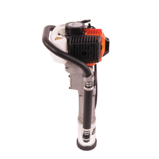 Stabu dzinējs pāļu dzinējs prese līdz 80mm iedzinējs žoga žogu stabu sitamais ar benzīna motoru 32cc