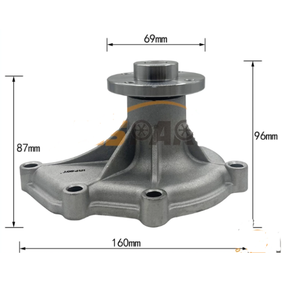 Ūdens sūknis ISEKI  621361000100 Traktoriem E3AD1 3AD1 TA210 TL2100 TU220 6213-610-001-00