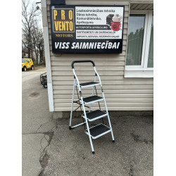 Kāpnes trepes A tipa 4 pakāpieni mājsaimniecības saliekamas