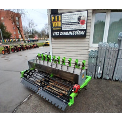 Ķiploku sīpolu pupu u.c stādītājs 10 rindas, Īpašā cena! stādāmā mašīna 10 rindu kombains (uz vietas arī arī 4 un 6 rindu skatīt tekstā) Knoblauch pflanzmaschine, sämaschine Sämaschine, Garlic planting machine