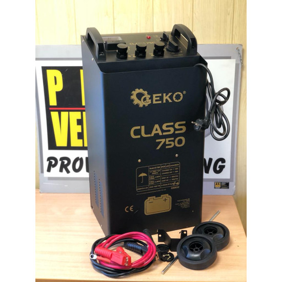 Akumulatoru lādētājs lādējamā ierīce Class 750 BOOST 12/24V 700A ar starta funkciju taimeris Vecais labais metāla korpusa modelis