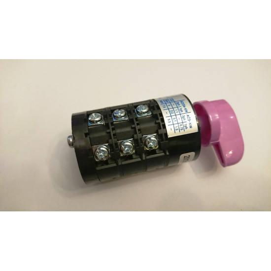 Slēdzis 8 ( 0 - 7 ) pozīcijas akumulatoru lādētājam Youli 690V 20A