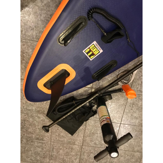 SUP dēlis, 3,05 m piepūšams, 2022./23..gada dizains un modelis, izstrādāts Francijas tirgum, 5 slāņi, Standart Up Paddle board, SUP sports