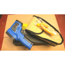 Termometrs, Infrasarkanais bezkontakta lāzera termometrs temperatūras mērīšanai no attāluma Higrometrs. -50 - 550 C