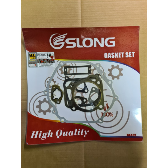 Blīvju komplekts motoriem Honda GX420, Slong GX420  16 Zs un analogiem Zongshen , Lifan, utt., ļoti augsta kvalitāte.