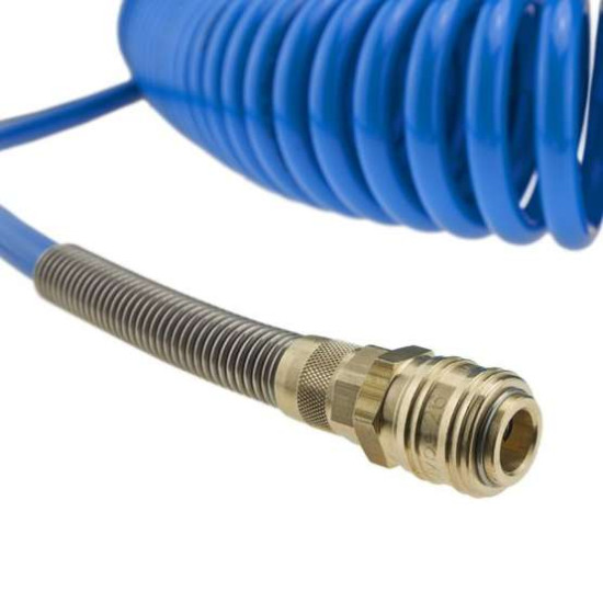 Šļūtene kompresoram, caurule gaisa šļauka, spirālšļauka saspiestam gaisam, 8x12mm 5m