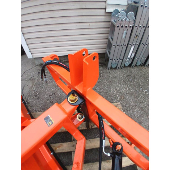 Sniega lāpsta 2,5m traktoram priekšā vai aizmugurē universāla hidrauliska Euro sakabe