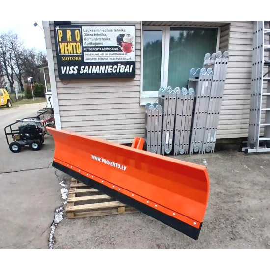 Sniega lāpsta 2,5m traktoram priekšā vai aizmugurē universāla hidrauliska Euro sakabe
