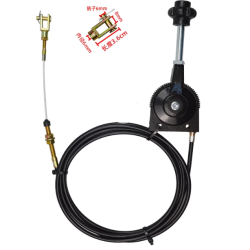 Trose mehānisms gāzes svira 2,5m traktortehnikai, vibroblietēm ekskavatoriem un citai tehnikai universāla SANY SY DOOSAN HITACHI ZX DAEWOO HYUNDAI KOBELCO SK