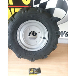 Riteņi riepas motoblokiem 8 Collu ar diskiem cena par pāri (2 gab) 4.00 - 8 der dažādai tehnikai un arī čehu MF70