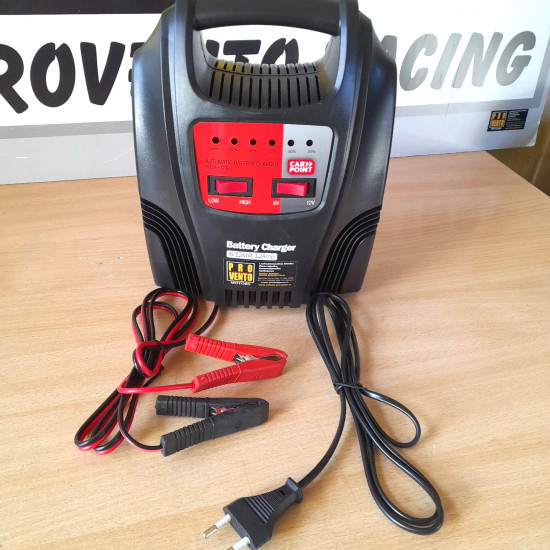 Akumulatoru lādētājs, lādējamā ierīce 6/12V 12A, akumulatoriem līdz 180 Ah