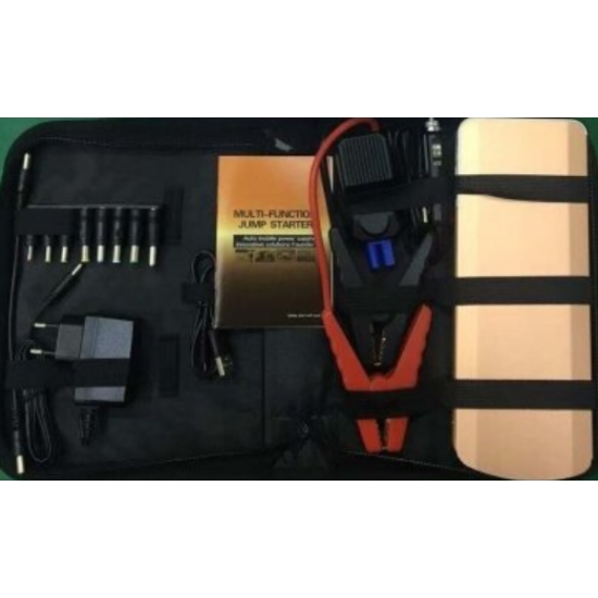 Akumulatoru starteris Jump Starter Multifunkcionāls lādētājs, gudrais kabelis 12V 1000A 18Ah