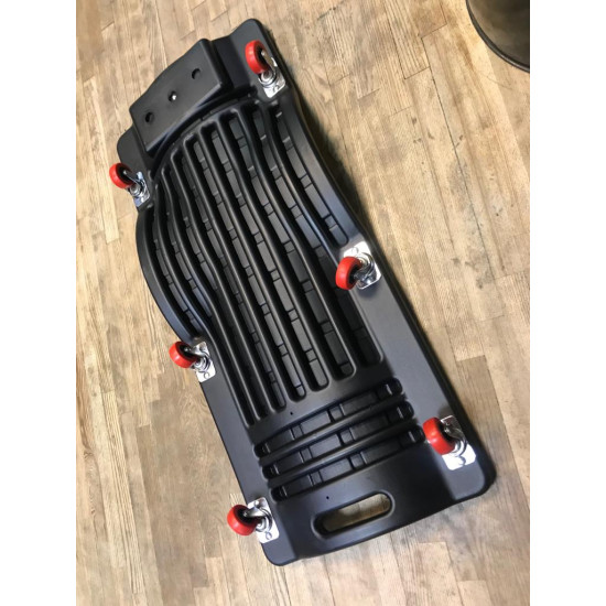 Servisa ratiņi gulta  auto apkopes ratiņi, remonta ratiņi zemprofila, prfesionāls izpildījums servisam, darbnīcai garāžai