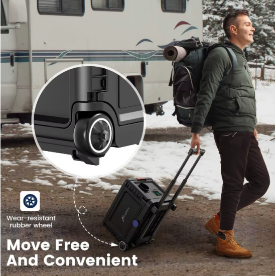 Autonomā apkure apsilde salonam 220V / 12 / 24V  5-8 Kw salona sildītājs koferī ar rokturi un ritenīšiem dīzeļdegvielas sildītājs ar dīzeļdegvielu Webasto Eberspacher Airtronic analogs