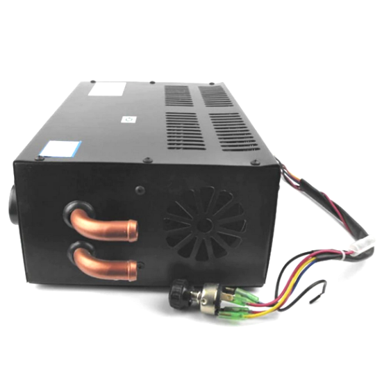 Apsildes krāsniņa antifrīza caurplūdes ar ventilatoru 12V komplektā ar slēdzi un vadiem auto apkure salona apsilde: mašīna, traktors, autobuss universāls pielietojums, apsildes radiators ar motoru, dažādai tehnikai