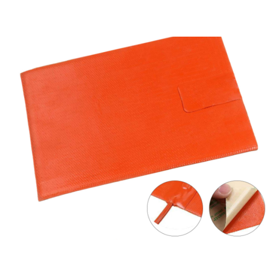 Silikona sildītājs motora priekšapsilde apsilde priekšsildītājs elastīga karsējoša uzlīme 220V 300w 15x20cm rūpniecībai mašīnām traktoriem tehnikai universāls pielietojums