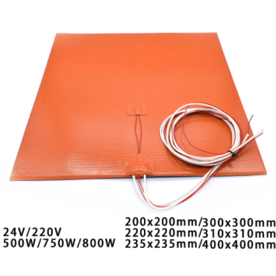 Motora priekšapsilde silikona sildītājs priekšsildītājs dažādām vajadzībām kartera sildītājs silikona uzlīme uz motora kartera 31x31cm 220V 750w mašīnām, traktoriem u.c. tehnikai universāls pielietojums