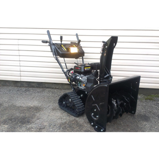 Sniega pūtējs. Sniega frēze ar ķēdēm 7.5 zs, Elektriskais un rokas starteris