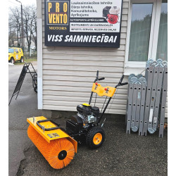 Sniega birste pūtējs ietvju slaucīšanas tīrīšanas mašīna maināmi agregāti