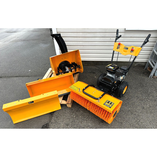 Sniega pūtējs Zongshen ar elektrisko startu no akumulatoru baterijas. Sniega frēze. 6,5 Zs , darba platums 57cm